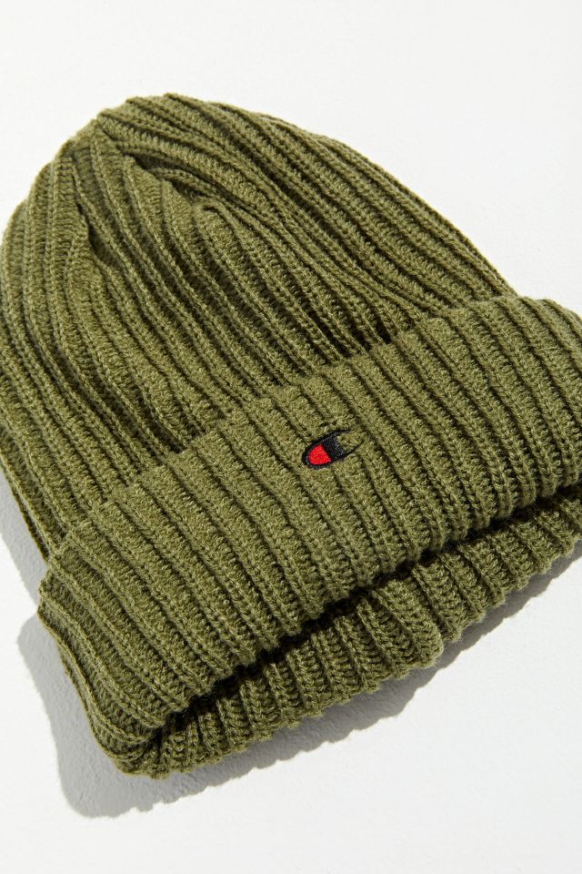 Champion UO Exclusive Embroidered C Logo Beanie