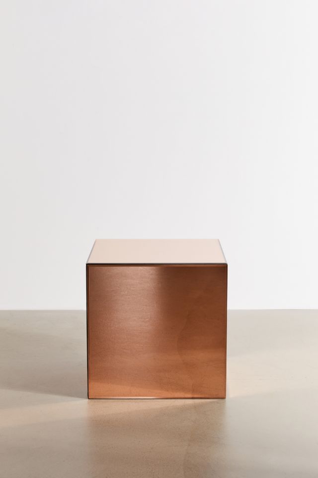 Mirrored Cube Side Table #1