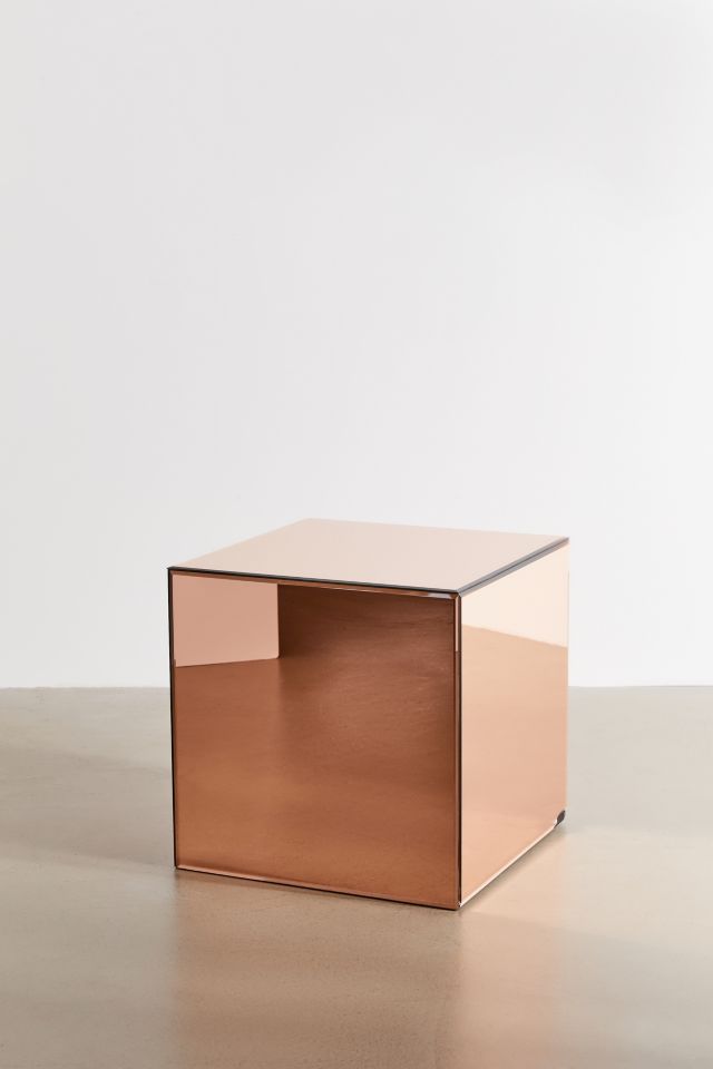 Mirrored Cube Side Table #2
