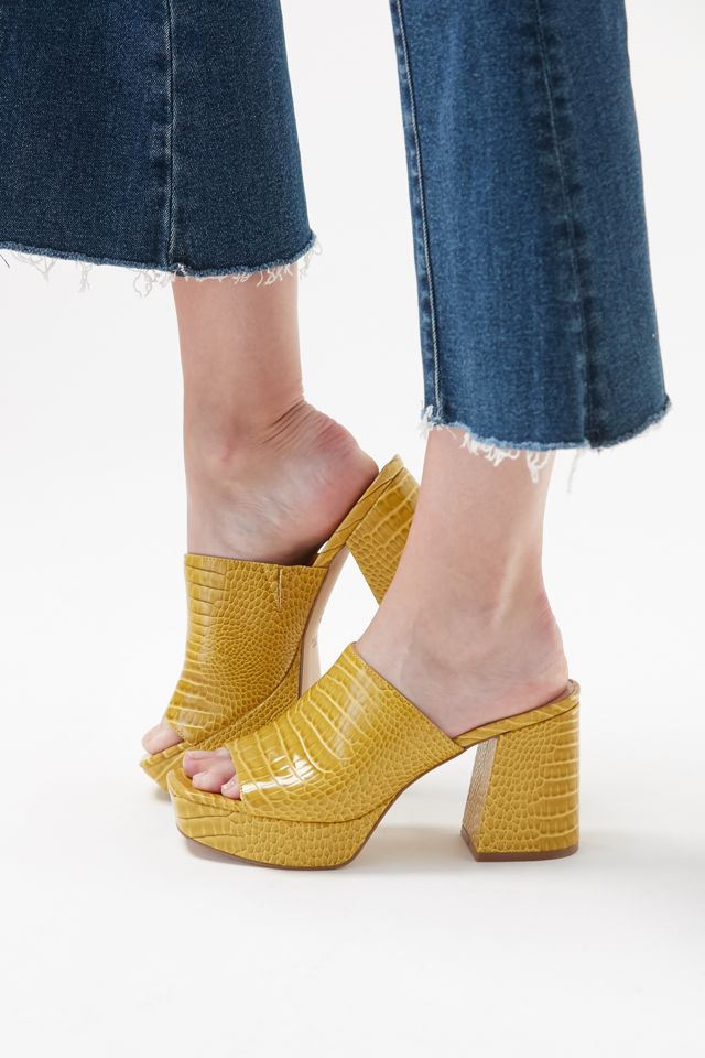 UO Gigi Crocodile Platform Mule #1