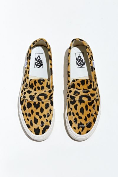 Vans Style 53 DX Anaheim Factory OG Leopard Print Platform Slip On online Womens 10.5