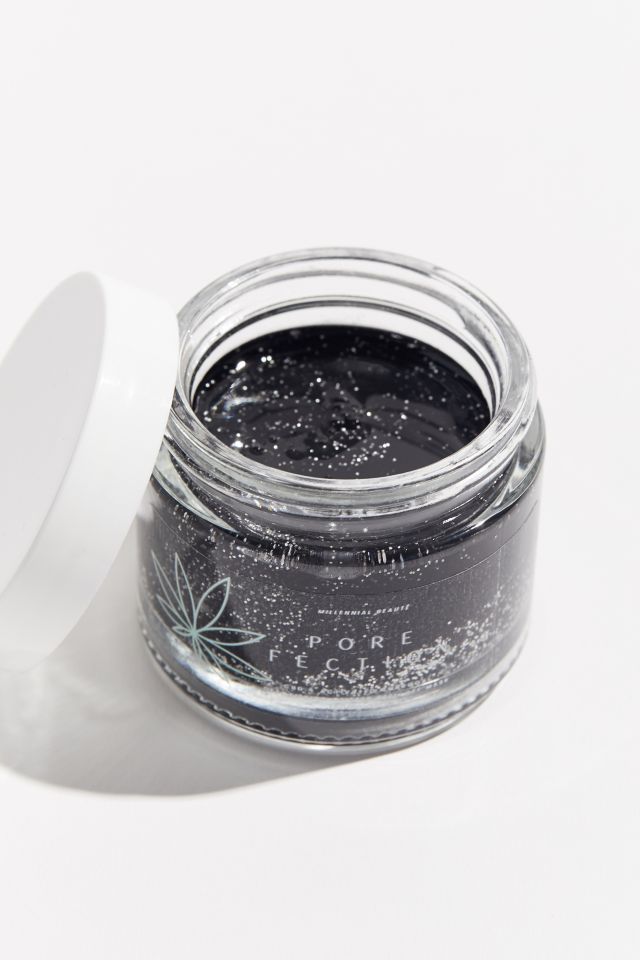 Millennial Beauté Porefection CBD + Activated Charcoal Glitter Peel-Off Mask #1