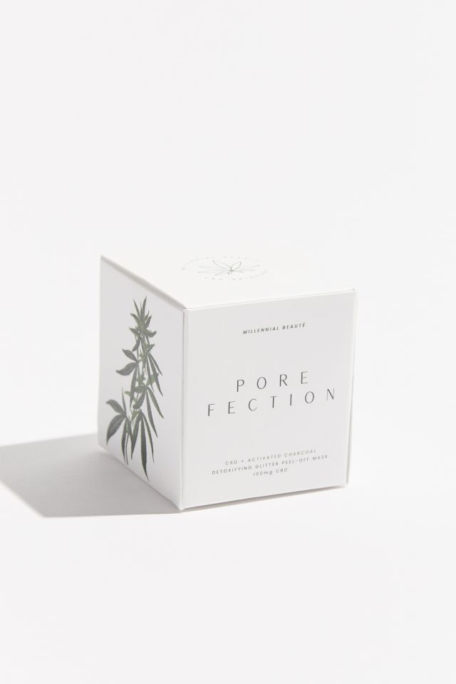 Millennial Beauté Porefection CBD + Activated Charcoal Glitter Peel-Off Mask #2
