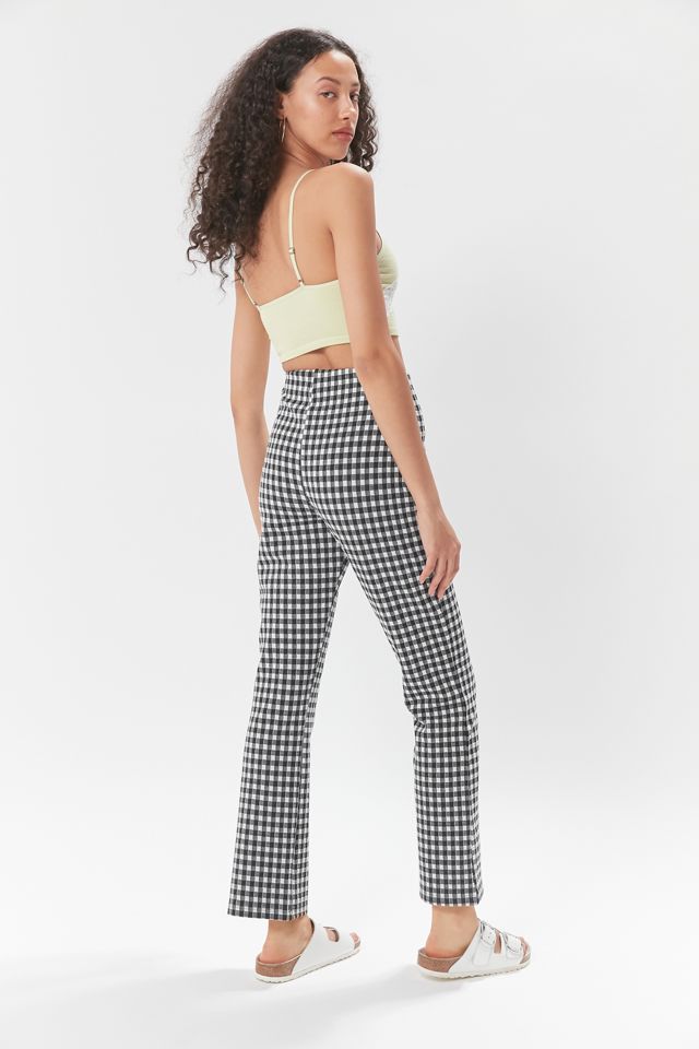 UO Cara High-Waisted Pattern Kick Flare Pant #1