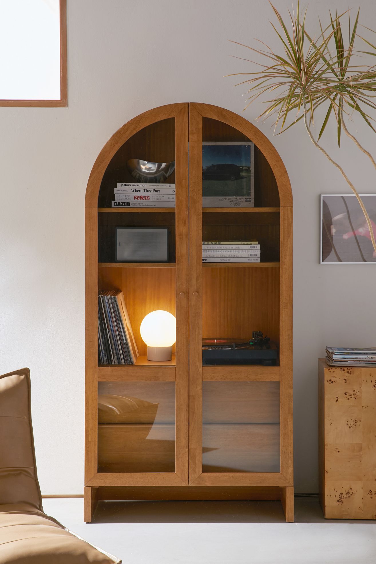 Mason Wooden Storage Cabinet - Acorn, ONE SIZE