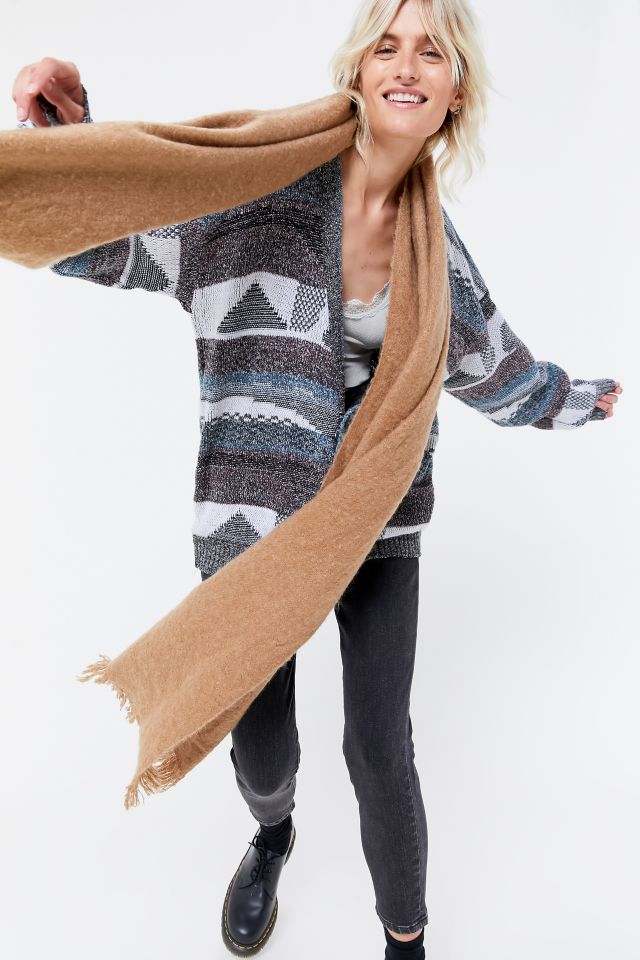 Écharpe brossée douillette