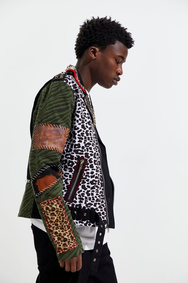 Tripp NYC Rock Steady Studded Moto Jacket | Urban Outfitters