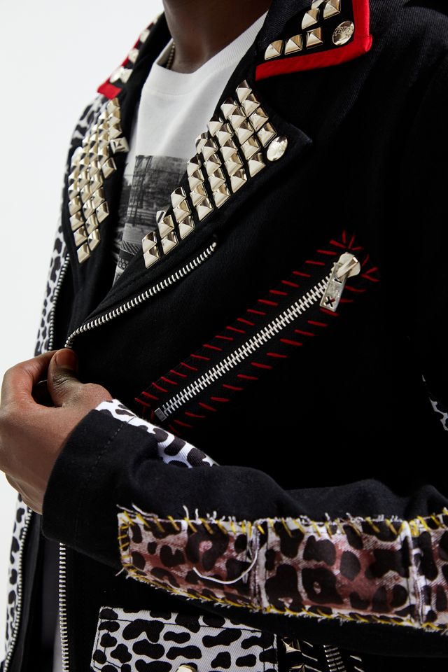 Tripp NYC Rock Steady Studded Moto Jacket | Urban Outfitters