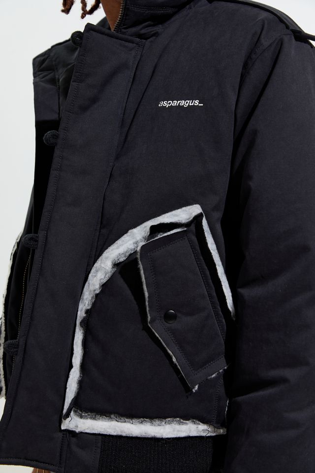 Asparagus Funnel Neck Jacket  #1