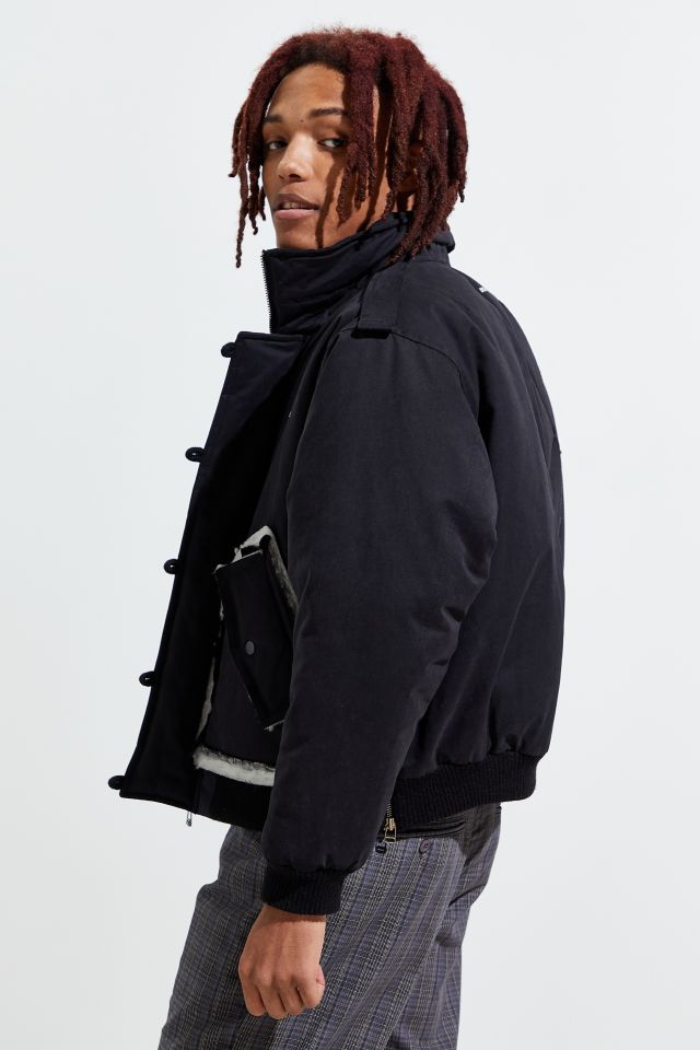 Asparagus Funnel Neck Jacket  #2