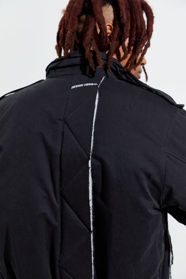 Asparagus Funnel Neck Jacket  #3