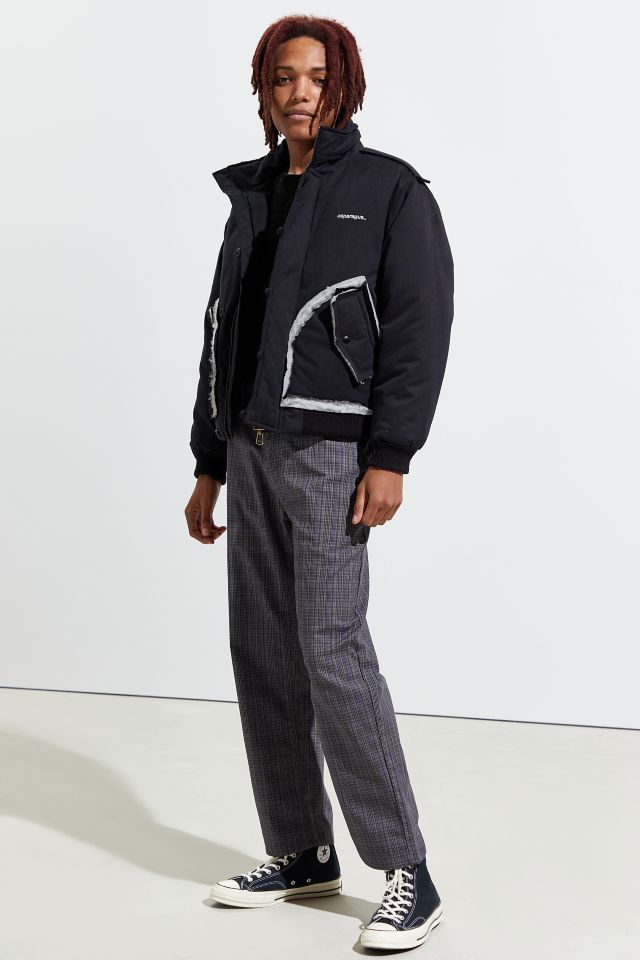 Asparagus Funnel Neck Jacket  #5
