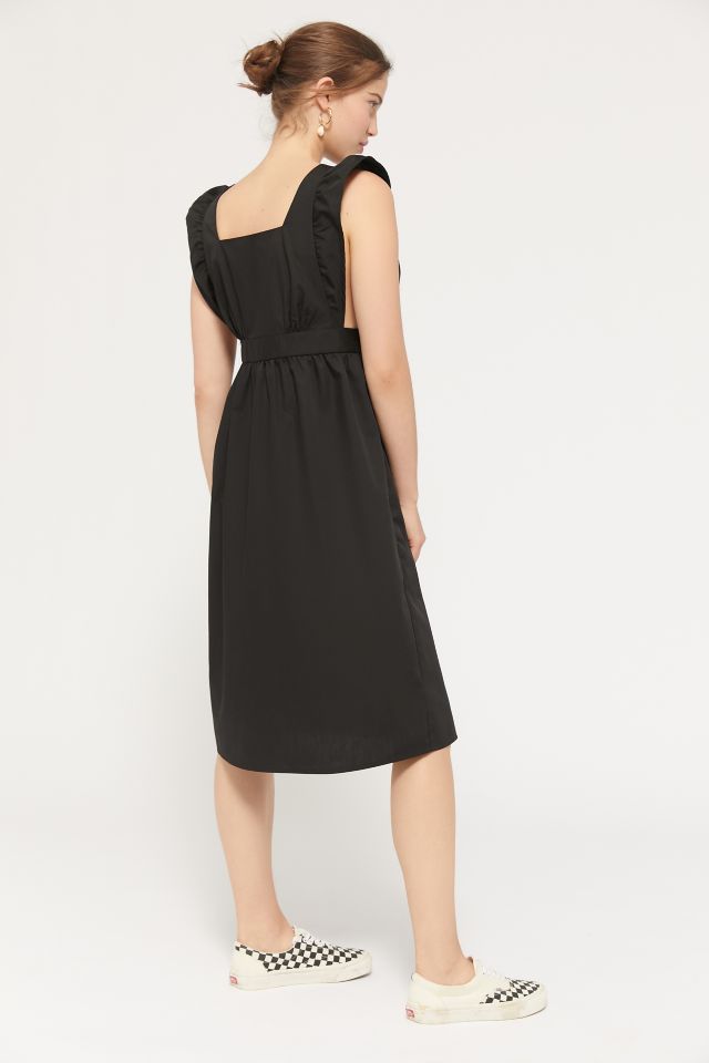 Urban Renewal Remnants Poplin Ruffle Apron Dress #1