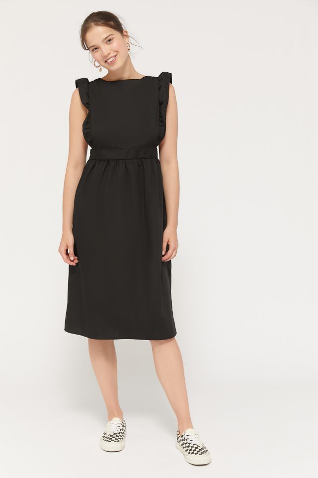 Urban Renewal Remnants Poplin Ruffle Apron Dress #3