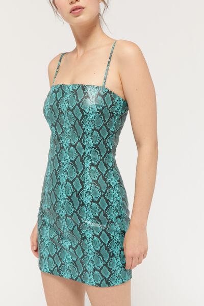 tiger mist snake print dress