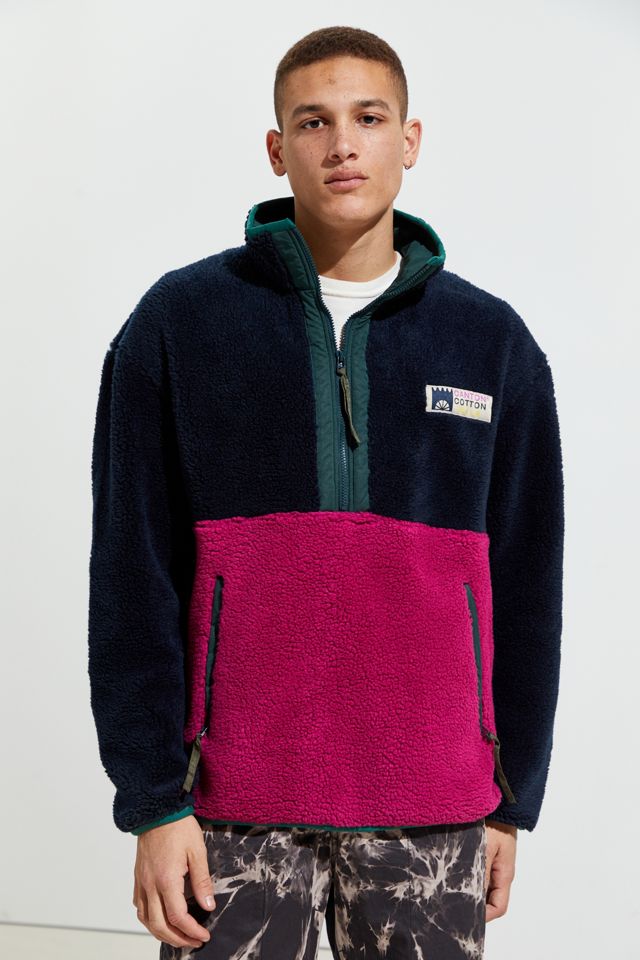 Canton Cotton Mills Boa Half-Zip Fleece Jacket | Urban Outfitters