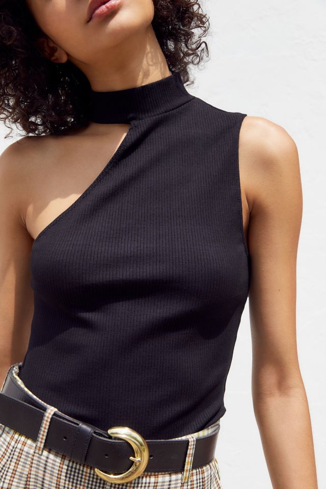 UO Cut in Mock Neck Tank Top
