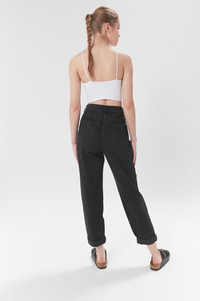 BDG High-Waisted Mom Jean – Black Denim #1