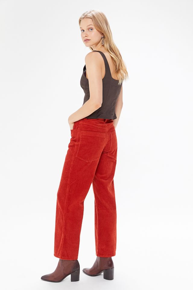 Pantalon Droit en Velours Côtelé Ample BDG #2
