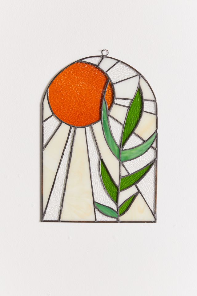 Sunrays Stained Glass Wall Hanging #1