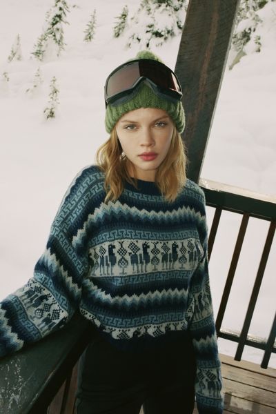 Urban Renewal Recycled Fair Isle Crew Neck Sweater | Urban Outfitters