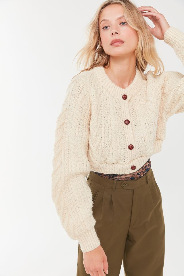 Urban Renewal Recycled Fisherman Cardigan  #2