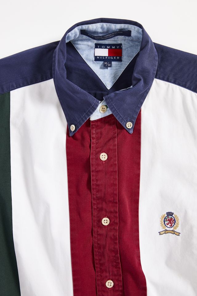 Vintage Tommy Hilfiger Multi Stripe Button-Down Shirt #3