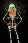 Glow-In-The-Dark Skeleton Bodysuit Halloween Costume | Urban Outfitters