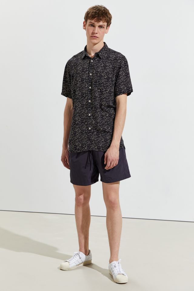 Barney Cools Ditsy Holiday Short Sleeve Button-Down Shirt  #1