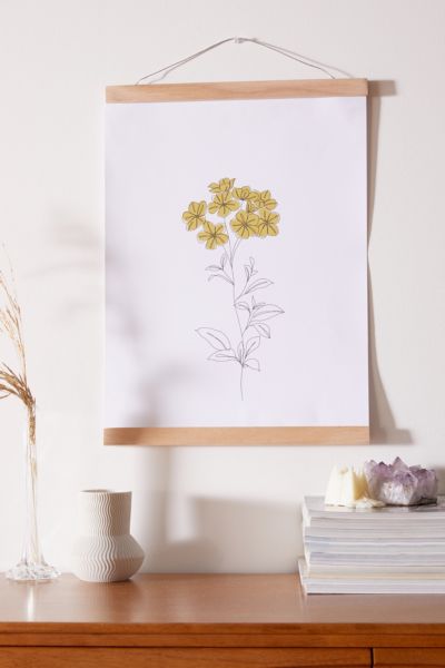 The Colour Study For Deny Botanical Illustration Dowel Art Print