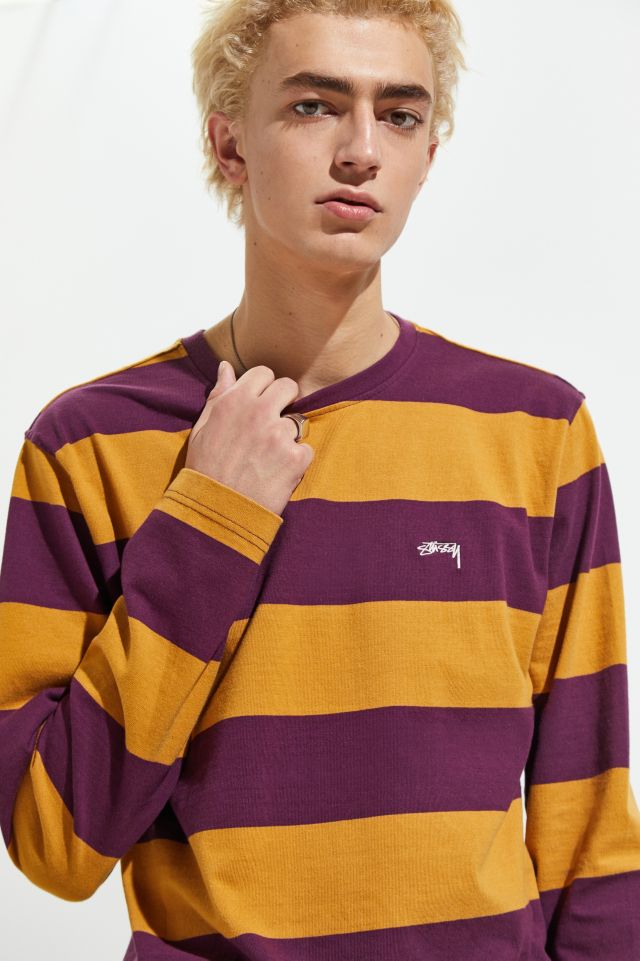 Stussy Bold Stripe Long Sleeve Tee #4