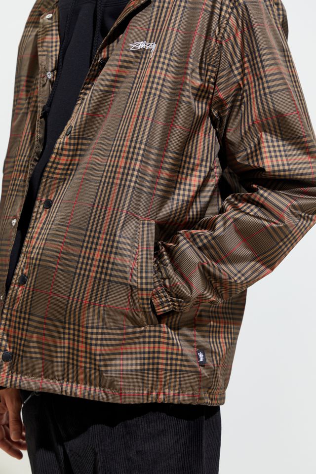 Stussy Plaid Coaches Jacket | Urban Outfitters Stussy Plaid Coaches Jacket | Urban Outfitters