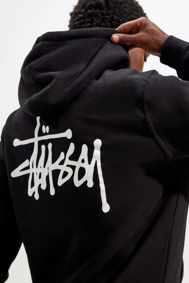 Stussy Basic Full-Zip Hoodie Sweatshirt | Urban Outfitters