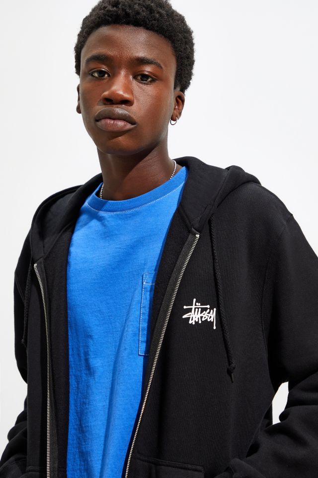 Stussy Basic Full-Zip Hoodie Sweatshirt