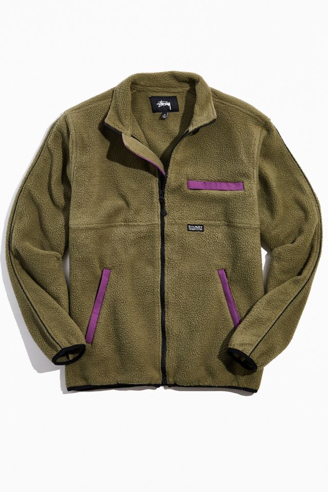 Stussy polar store fleece full zip