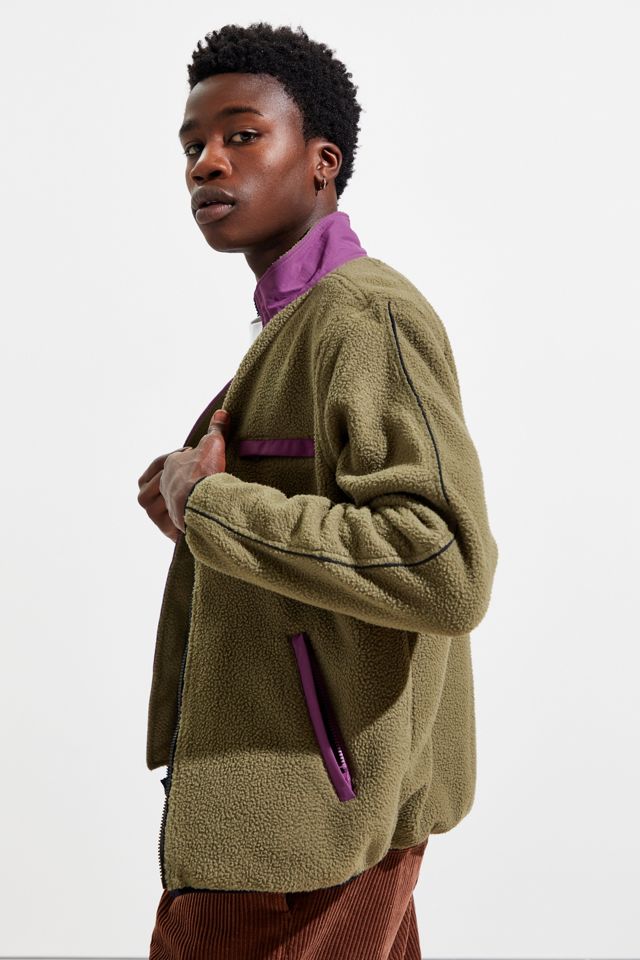 Stussy Polar Fleece Mock Neck Jacket | Urban Outfitters