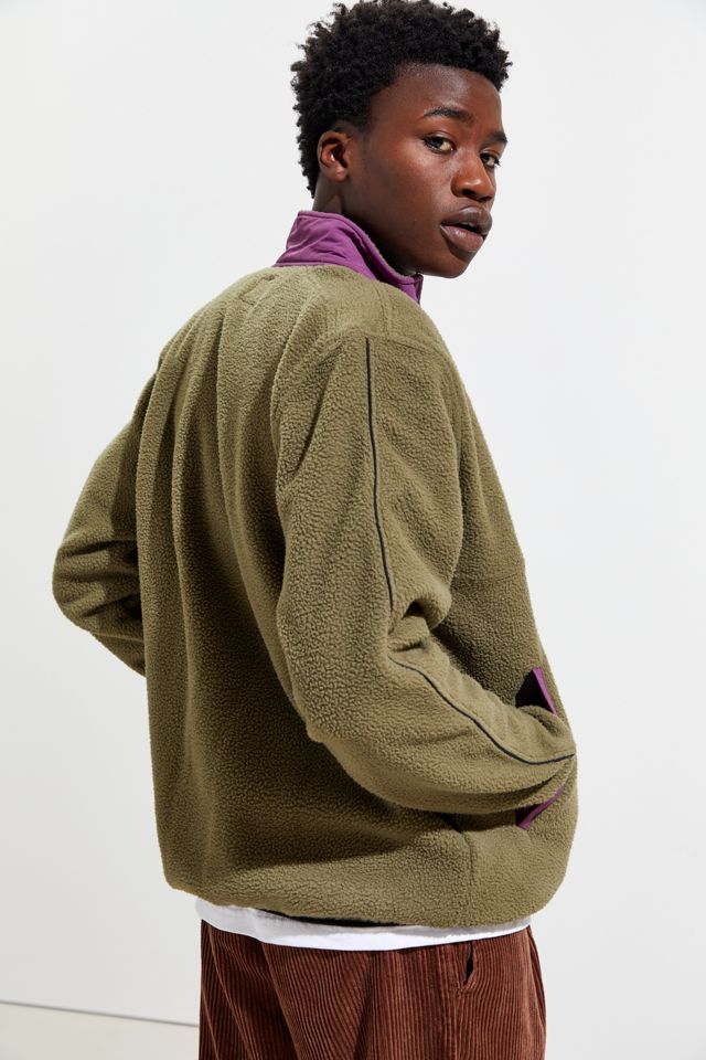 Stussy Polar Fleece Mock Neck Jacket | Urban Outfitters