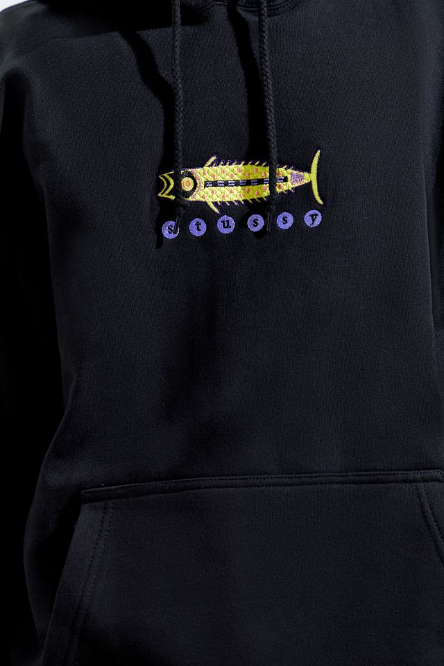 Sweat à Capuche Stussy Brodé Appliqué Poisson #2