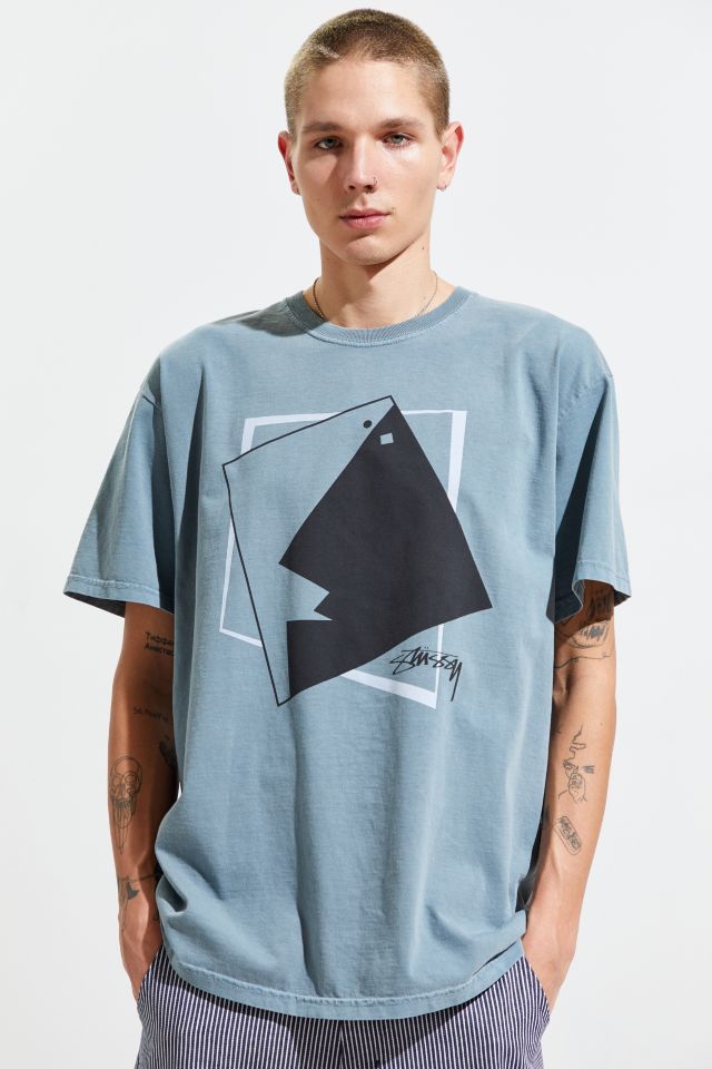 Stussy Square Face Pigment Dye Tee #1