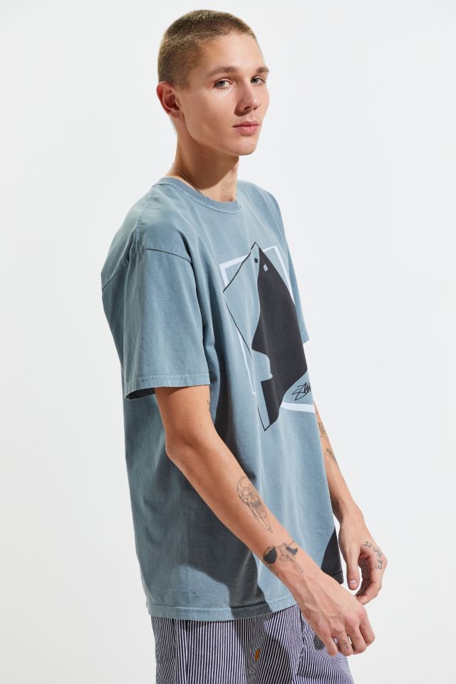Stussy Square Face Pigment Dye Tee #4