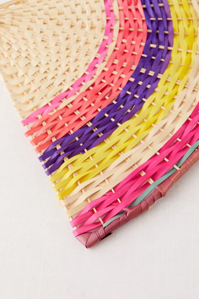 Urban Renewal One-Of-A-Kind Woven Hand Fan #2