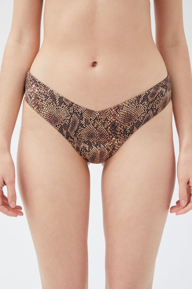 WeWoreWhat Delilah Snakeskin Bikini Bottom #1