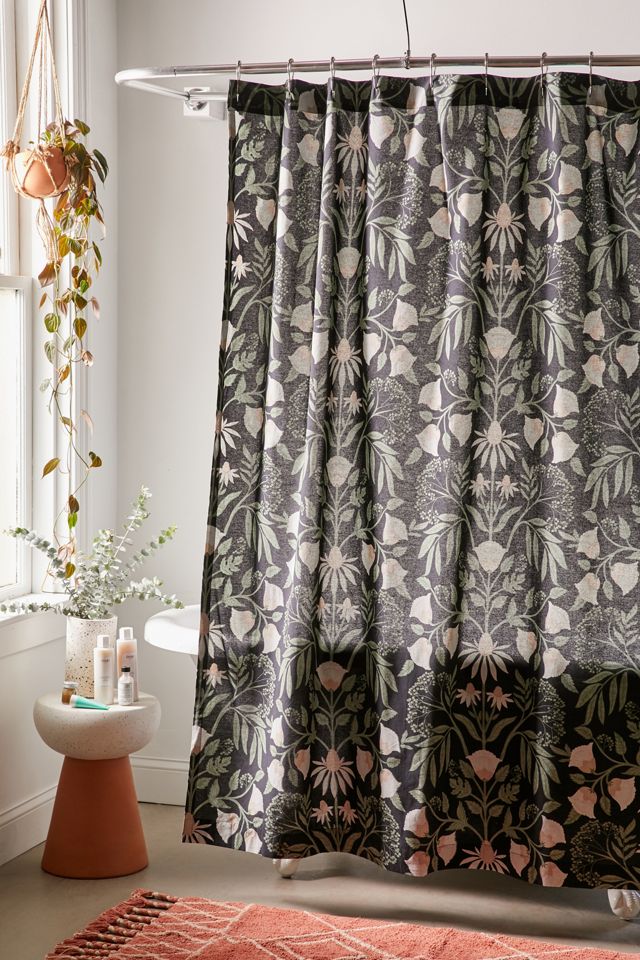 Camille Floral Shower Curtain Urban Outfitters Canada