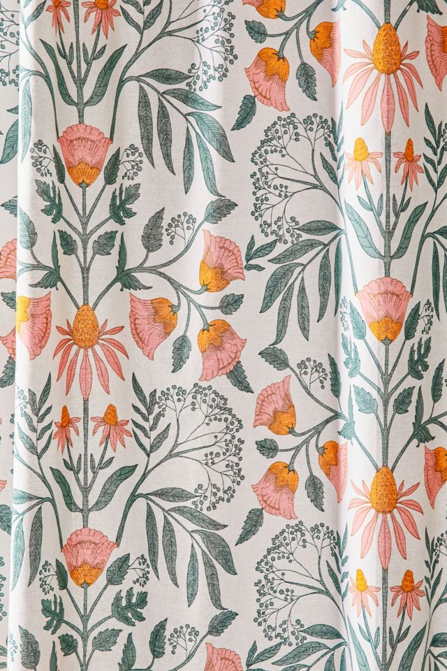 Camille Floral Shower Curtain #1