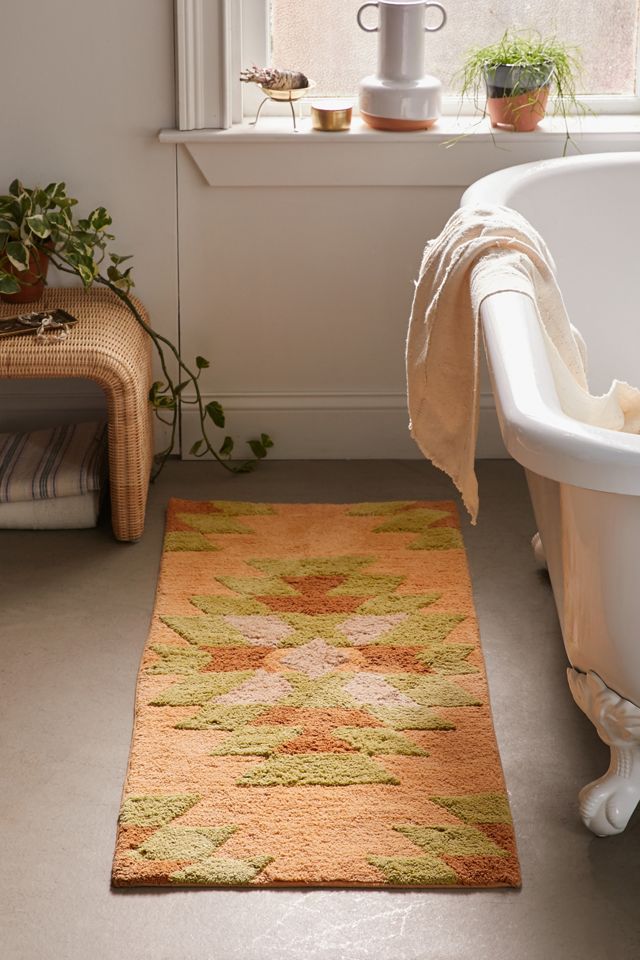 Ada Geo Runner Bath Mat Urban Outfitters Canada