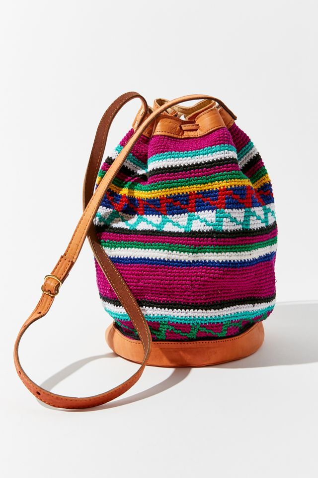 Vintage Purple Multi Bucket Bag | Urban Outfitters