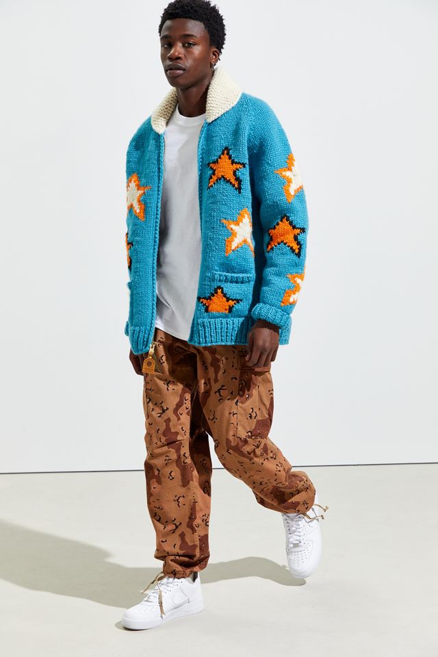 Canadian Sweater Company UO Exclusive Stars Hand Knit Full-Zip