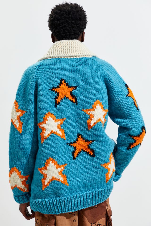 Canadian Sweater Company UO Exclusive Stars Hand Knit Full-Zip
