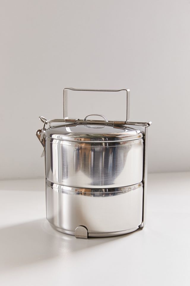 Life Without Plastic Stainless Steel 2-Tier Container | Urban Outfitters