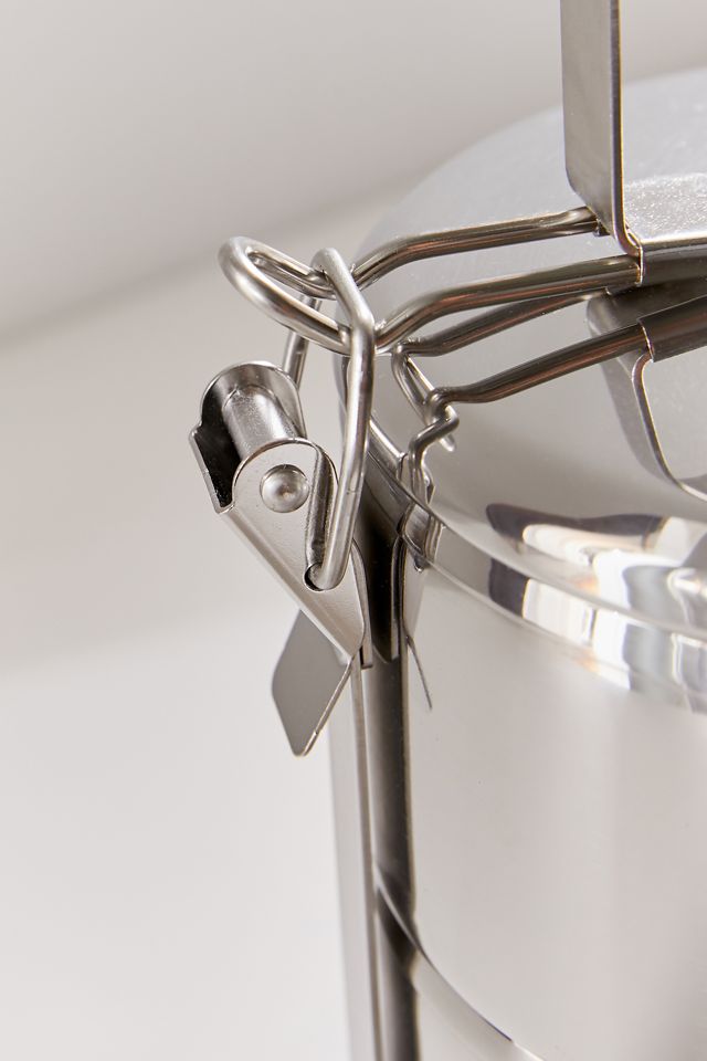 Life Without Plastic Stainless Steel 2-Tier Container | Urban Outfitters